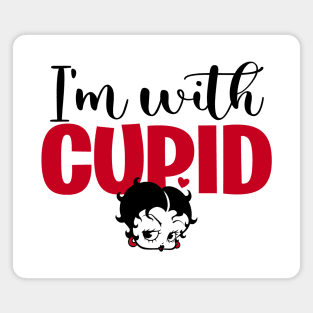 BETTY BOOP - I'm with Cupid Magnet